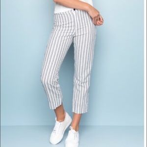 White and Blue Tilden Pants